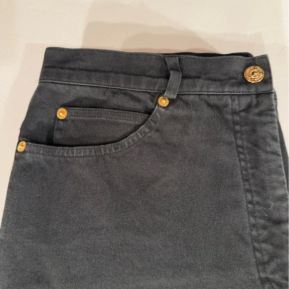 St. John Black Straight Leg Women's Jeans - Picture 5 of 6